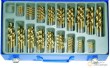Estuche 170 brocas variadas acero hss-titanio, din338, ( ø 1.0 - 10 mm)