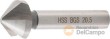 Avellanador en acero- hss ( din 335 forma curva) ø 20,5 mm
