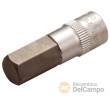 Vaso corto 1/4" punta allen, 10 mm