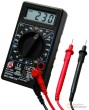 @ multímetro digital. 5 a. voltaje ca/cch 500v - intensidad- continuidad-resistencia- diodos y transistores npn/pnp-pantalla digital, incluye cables de prueba-pila 9v.