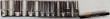 Regleta 14 vasos largos 3/8" hex. (8 - 19 mm)