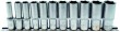 Regleta 11 vasos largos 3/8" hex. "protorque" (8 - 19 mm)