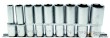Regleta 9 vasos largos 1/2" hex. "protorque" (10 - 24 mm)