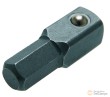 Adaptador 3/8" cuadrado x 5/16" hex., 30 mm