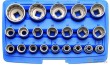 Estuche 21 vasos cortos 1/2" bihex. "protorque" ( 8 - 36 mm)