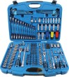 @ estuche 218 pcs. vasos cortos y largos 1/4" + 3/8" + 1/2" multicara, vasos c/punta y llaves combinadas multicara