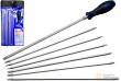 Blister mango destornillador + 7 varillas reversibles extralargas, torx-h - ts-h (10-40 x 300 mm.)