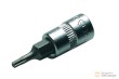 Vaso corto 1/4", punta torx inviolable, t10h