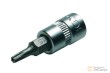 Vaso corto 1/4", punta torx inviolable, t15h