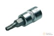 Vaso corto 1/4", punta torx inviolable, t20h