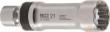 Vaso largo 3/8" articulado bihex. para bujias y calentadores con muelle de retención, 21 mm.