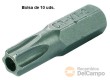 Bolsa de 10 puntas 1/4" torx inviolable, t30h x 25 mm