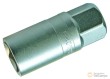 Vaso largo 1/2" hex., bujias satinado, 21 mm., goma interior