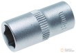 Vaso corto 1/4" hex. "protorque", 8 mm