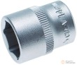 Vaso corto 1/4" hex. "protorque", 14 mm