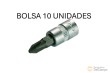 Bolsa 10 vasos cortos 1/4" punta phillips, ph2