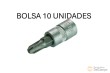 Bolsa 10 vasos cortos 1/4" punta phillips, ph3