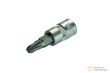 Vaso corto 1/4" punta pozidriv, pz3