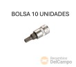 Bolsa 10 vasos cortos 1/4" punta xzn, m12