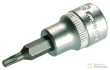 Vaso corto 3/8" punta torx, t15
