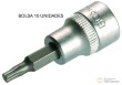 Bolsa 10 vasos cortos 3/8" punta torx, t25