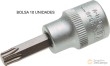 Bolsa 10 vasos cortos 3/8" punta torx, t40