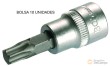 Bolsa 10 vasos cortos 3/8" punta torx, t45
