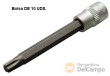Bolsa de 10 vasos cortos 1/4" punta torx, t35 x 75 mm