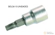 Bolsa 10 vasos cortos 3/8" punta torx inviolable, t40h x 53 mm