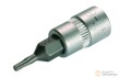 Vaso corto 1/4" punta torx, t8