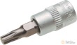 Vaso corto 1/4" punta torx, t27