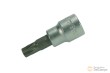 Vaso corto 3/8" punta torx inviolable, t45h x 53 mm