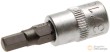 Vaso corto 1/4" punta allen, 3/16" sae