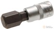 Vaso corto 1/4" punta allen, 3/8" sae