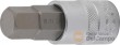 Vaso corto 1/2" punta allen, h11/16" x 55 mm