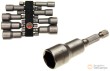 Blister 8 puntas 1/4" de atornillador con vaso hex. de base imantada (6-13 mm),