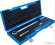 Estuche de llave dinamométrica 1/2" (40 - 220 nm) profesional + extensión 1/2" 125 mm. + vaso reductor 1/2" < 3/8"