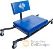 Taburete para mecánicos extra plano, 760 x 330 x 140 mm - max. 150 kg