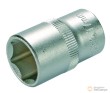 Vaso corto 1/2" hex. "protorque", 17 mm