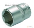 Bolsa 10 vasos cortos 1/2" hex. "protorque", 20 mm