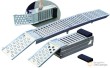 Juego 2 rampas plegables, capacidad 1.000 (plegada) / 350 (desplegada) kg/ud.