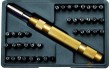 Estuche 36-en-1 de punzonador automatico de letras y numeros, 4 mm., kraftmann