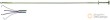 Pinza flexible 4 garras en acero, 595 mm