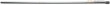 Alargadera 3/8" satinada, 610 mm