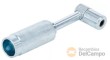 Conector a 90º de lubricante para pistola engrasadora