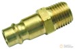 Racord macho 1/4" *sistema aleman* latonado