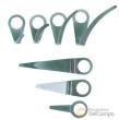 Blister 7 cuchillas variadas para cortalunas neumático para GTi103218 / para GTi109291 / para GTi206081