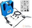 Mini-compresor de aire portatil 230 v. - 50 hz. - 1.100 w. - 8 bar. - 180 l./min. + 9 accesorios