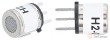 Sensor de gas semiconductor para detector de fugas de gas de aire acondicionado( comprobación de mezcla 5% hidrogeno + 95% nitrogeno)