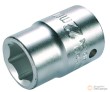 Vaso corto 3/4" hex. "protorque", 22 mm